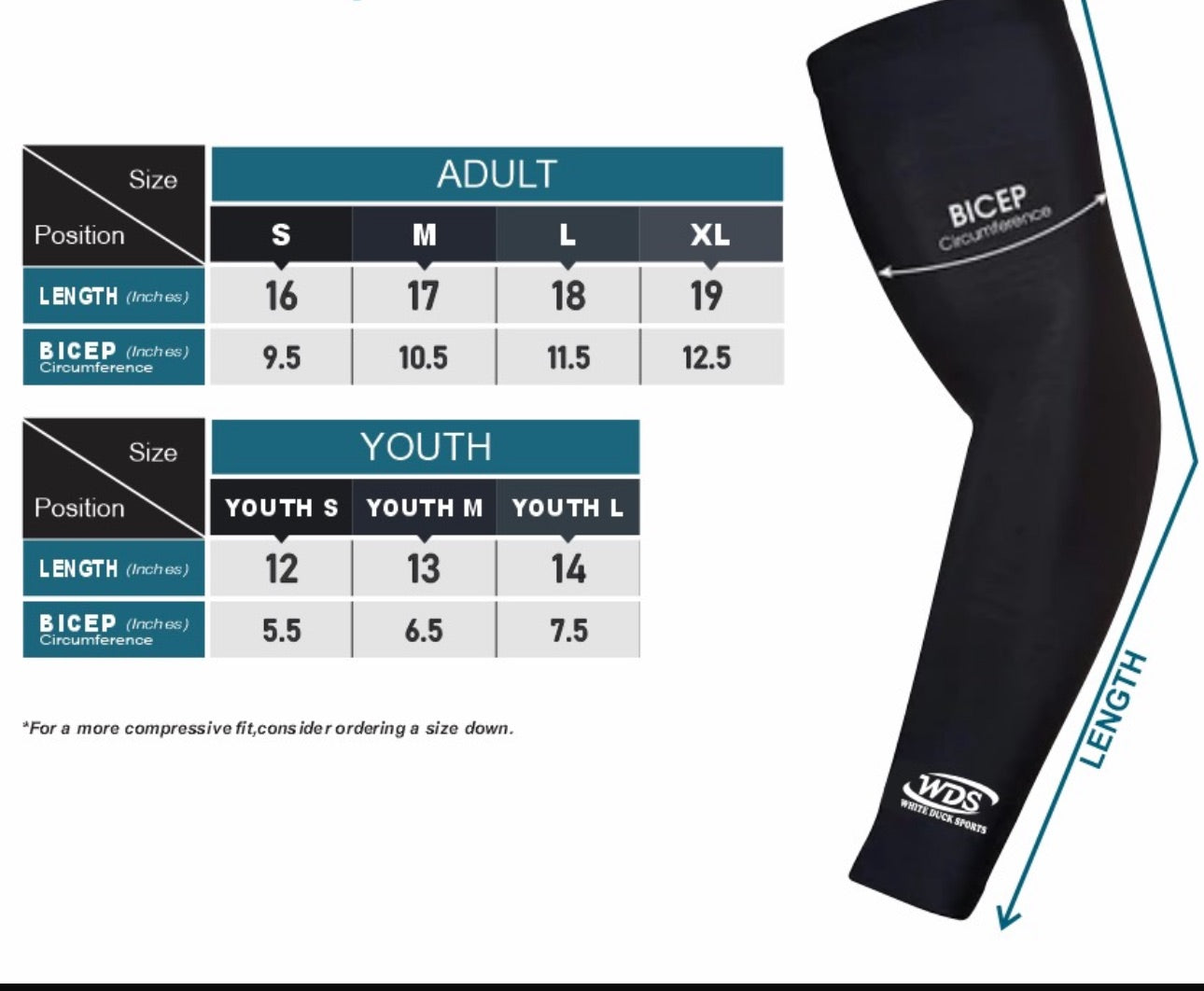 TBT Compression Sleeve: Powder Blue