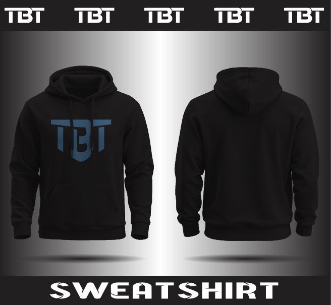 Hoodie Black with Blue TBT