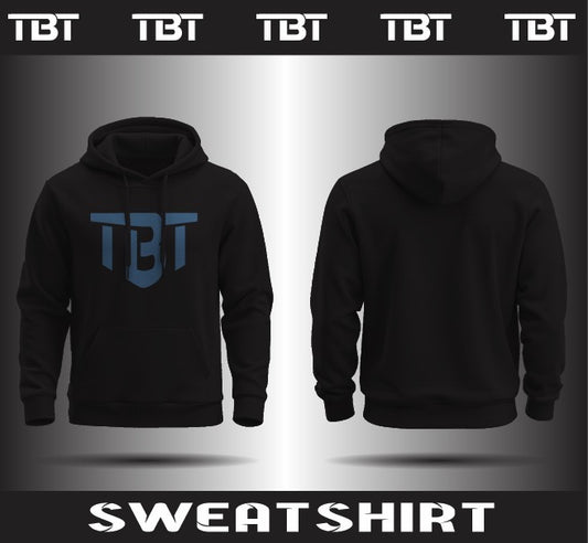 Hoodie Black with Blue TBT