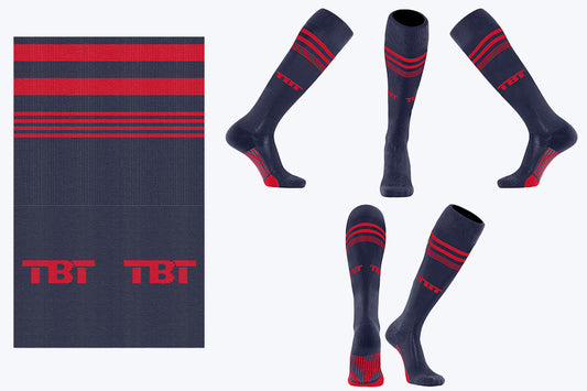 TCK Tube Socks: Navy Blue